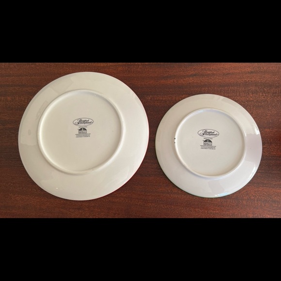 Santa & Snowman Two Tier Server by Certified International for Susan Winget - Picture 9 of 9